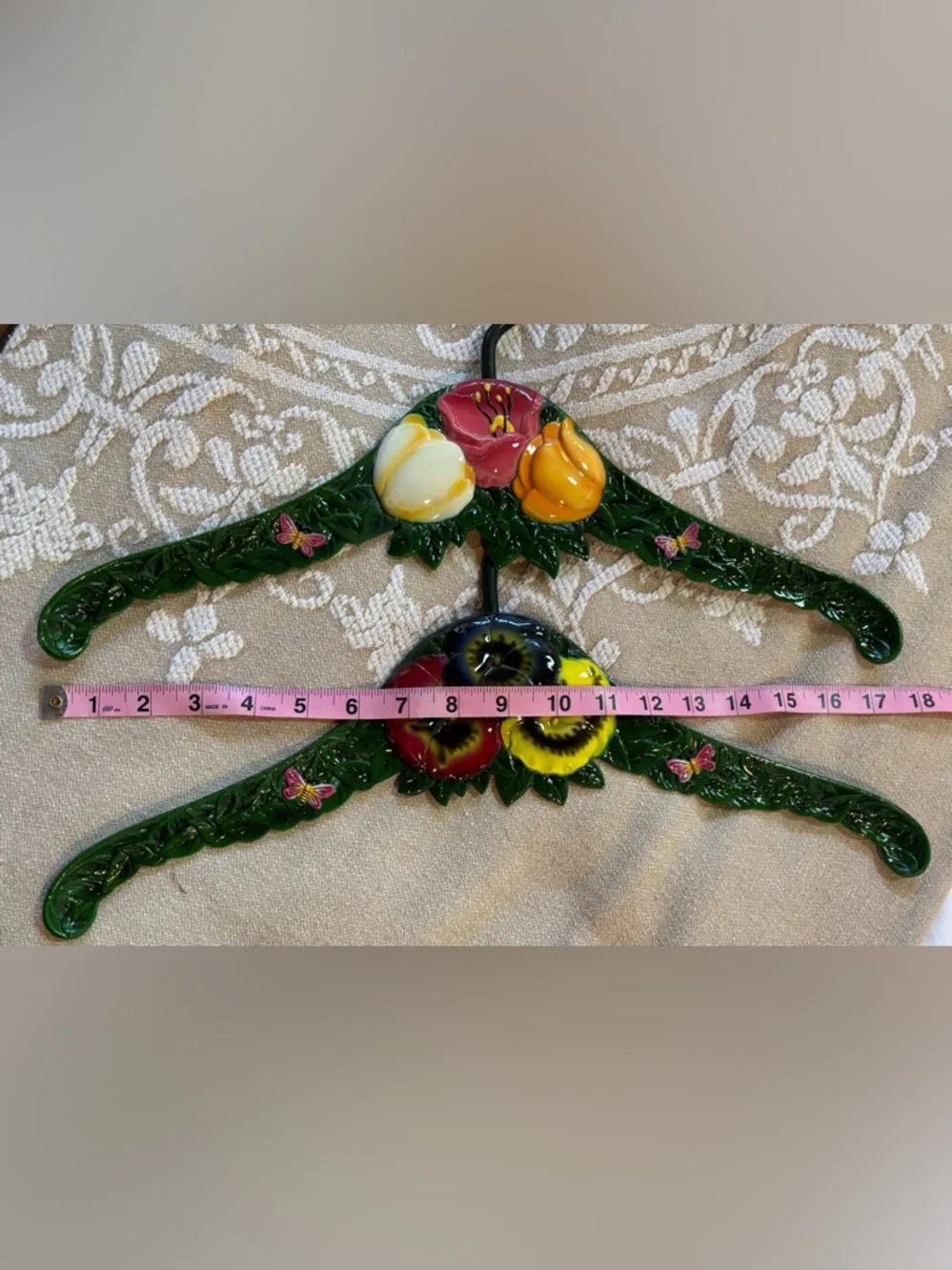 🪷 Floral Statement Hangers - Set of 2 🪷